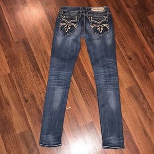 Rock Revival skinny jeans size 27; 31.5” inseam